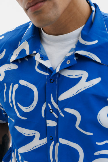 Men’s casual shirt “Royal Indigo”