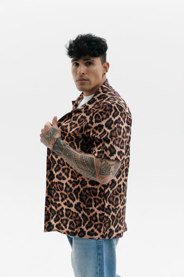 Men’s casual shirt “Leopard”