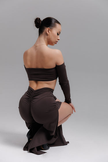 Top Bando Diva Chocolate