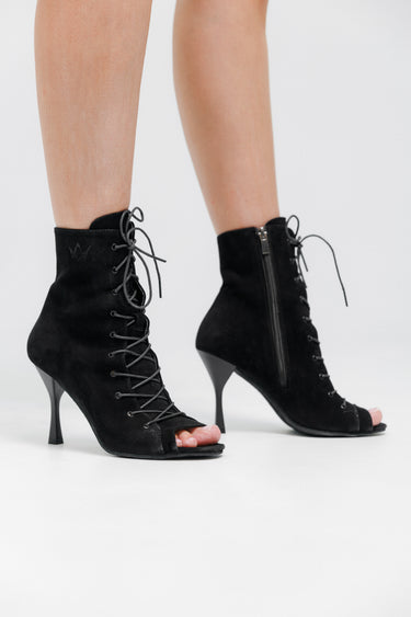 Heels Power Suede Black