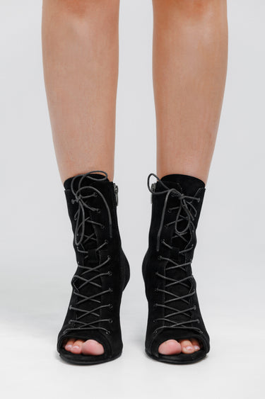 Heels Power Suede Black