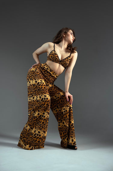Top Bralette Golden Tiger
