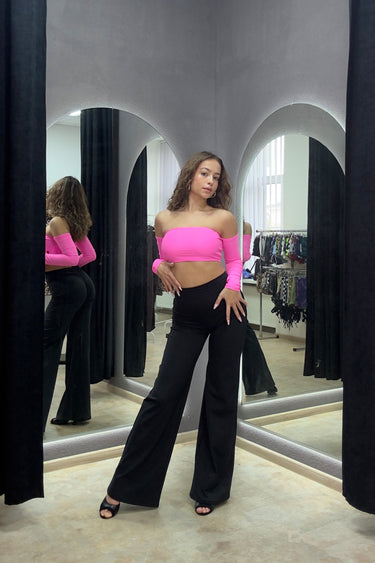 Top Bando Diva Hot Pink